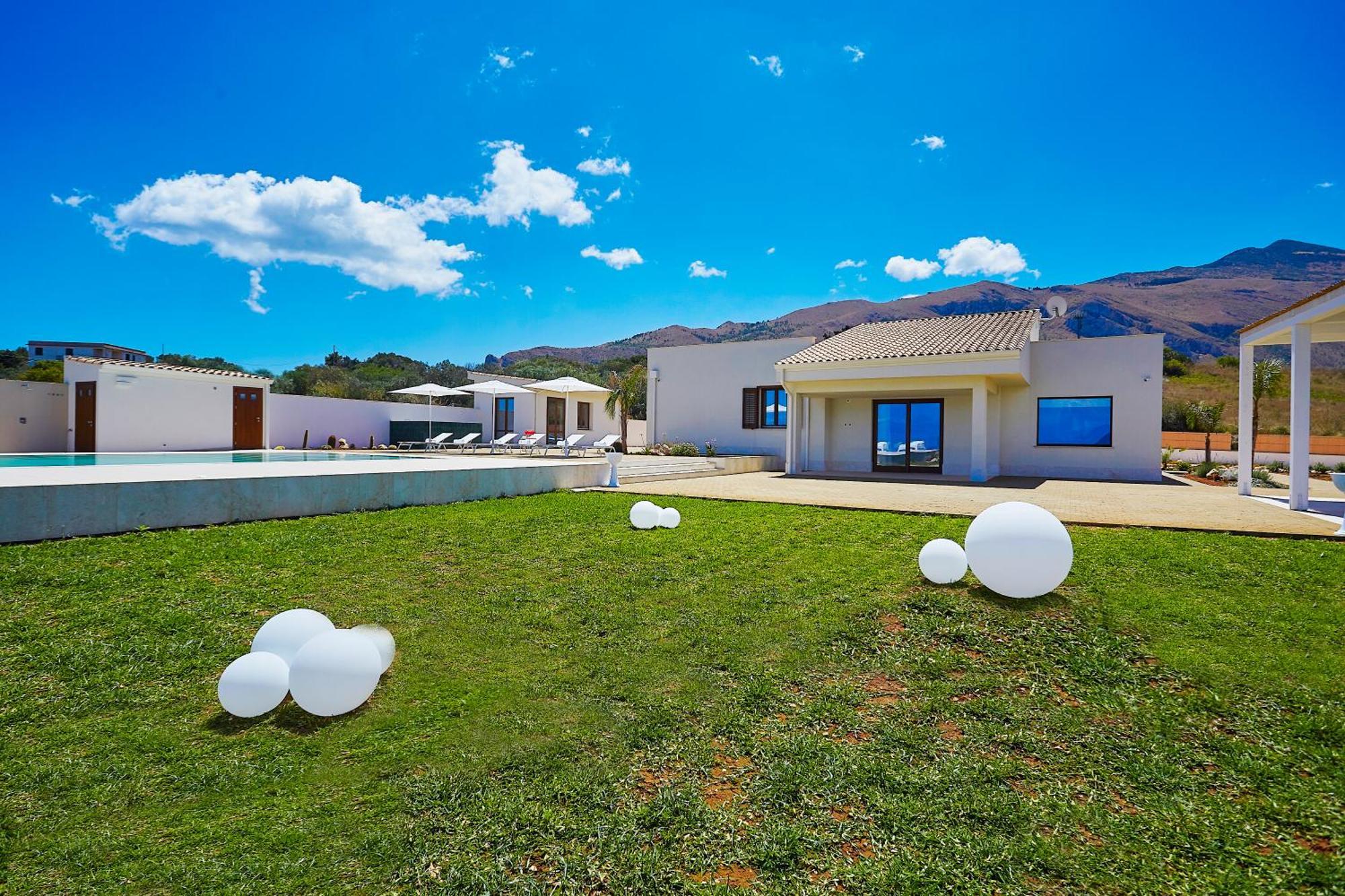 Villa Etesiae Castellammare del Golfo Exteriér fotografie